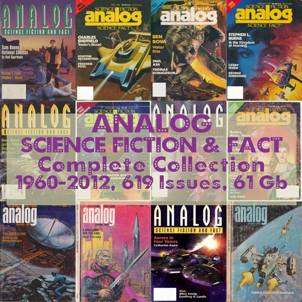 Analog Science Fiction and Fact Vintage Magazine