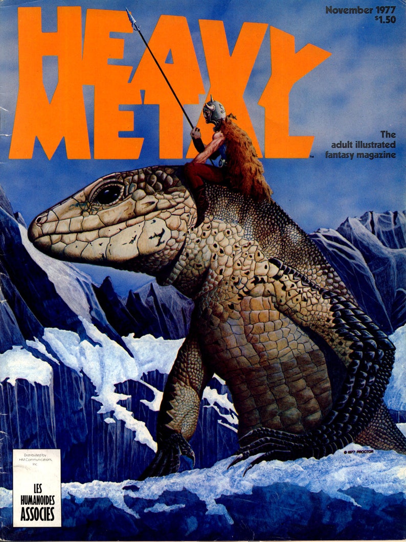 Heavy Metal Magazine, Fiction, Fantasy, Horror, Underground Digital Magazine Collection Bild 8