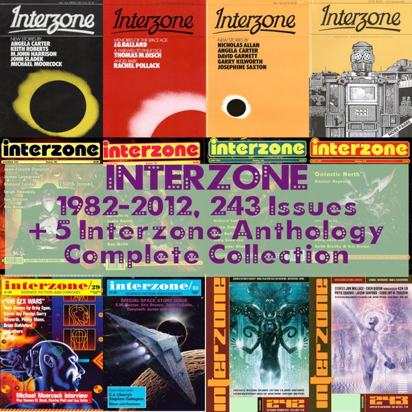 Interzone Magazine, Science Fiction Fantasy, Interzone Anthology, Digital Magazine Collection