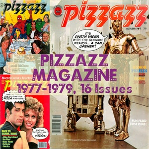 Pizzazz Magazine, Vintage Pop Culture Magazine for Teens, 1977-1979