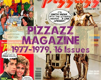 Revista Pizzazz, Revista vintage de cultura pop para adolescentes, 1977-1979