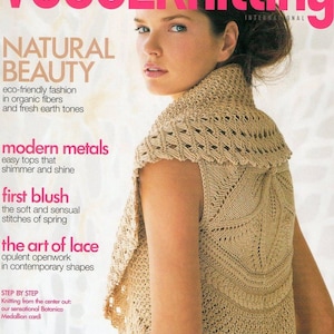 Knitting Magazine Vogue Collection, digitale Strickmuster, Designs und Techniken Bild 3