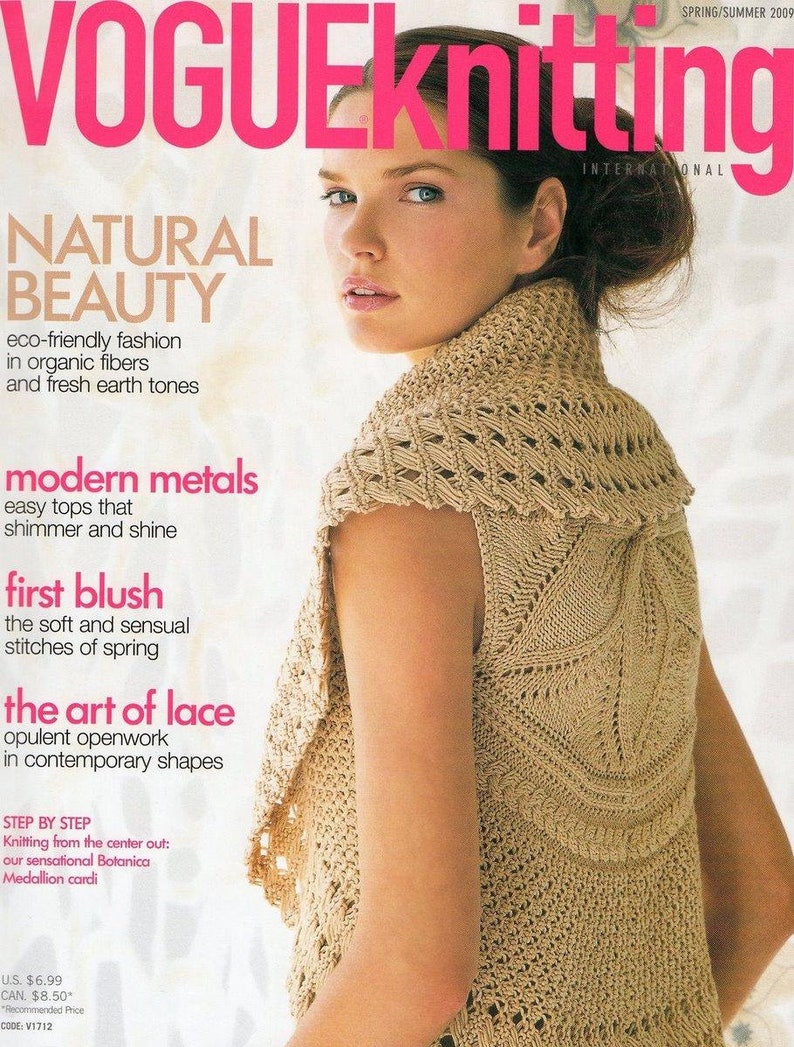 Knitting Magazine Vogue Collection, digitale Strickmuster, Designs und Techniken Bild 3