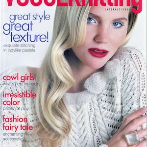Knitting Magazine Vogue Collection, digitale Strickmuster, Designs und Techniken Bild 2
