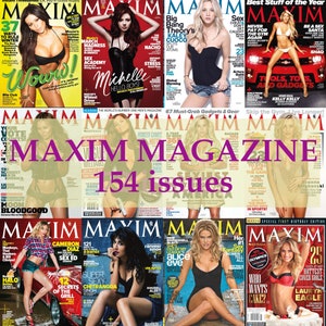 Maxim Magazine, Lifestyle Magazine PDF Digital Collection Bild 1