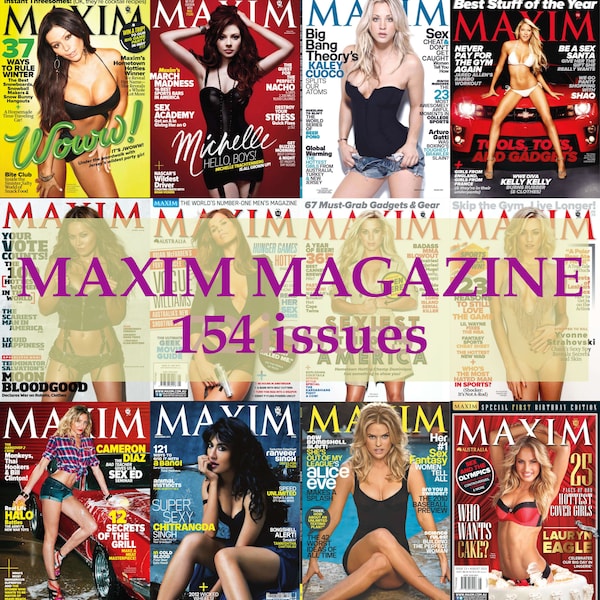 Maxim Magazine, Lifestyle Magazine PDF Digital Collection