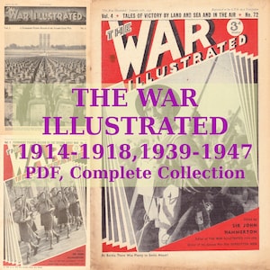 戦争イラスト誌、第一次世界大戦と第二次世界大戦、1914-1918年および1939-1947年のPDFコレクション