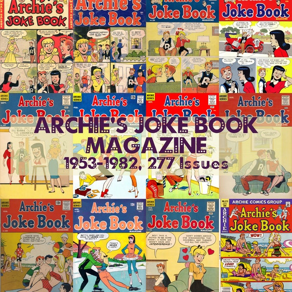 Archie's Joke Book Magazine, Humor Magazine, Digital Downloadable Magazine