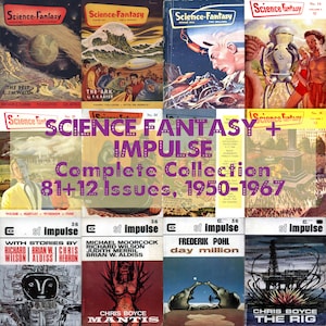 Science Fantasy Magazine UK + Impulse, Science Fiction British Magazines, Digital Collection