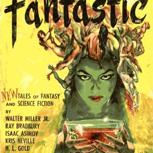 Fantastisches Magazin, Vintage Pulp Science Fiction, Fantasy, komplette Sammlung, digital herunterladbares Magazin Bild 2