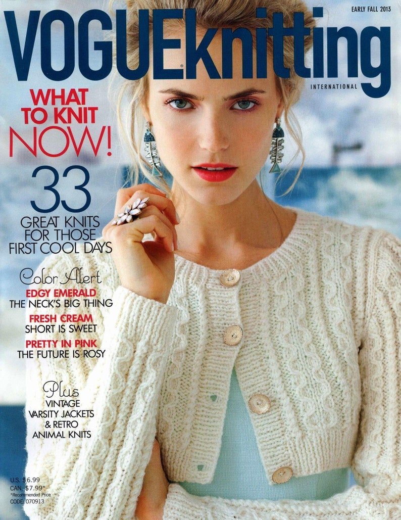 Knitting Magazine Vogue Collection, digitale Strickmuster, Designs und Techniken Bild 4