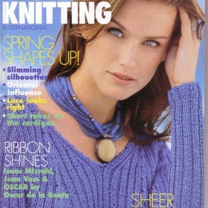 Knitting Magazine Vogue Collection, digitale Strickmuster, Designs und Techniken Bild 8
