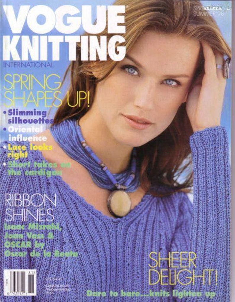 Knitting Magazine Vogue Collection, digitale Strickmuster, Designs und Techniken Bild 8