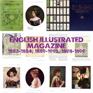 English Illustrated Magazine, Rare Vintage Victorian Era Magazine, PDF Magazine Collection