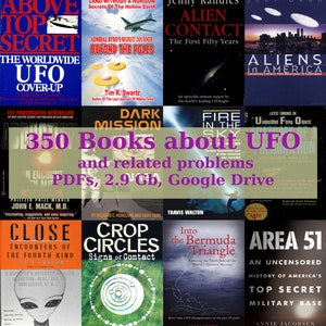 UFO 350 Books Collection, Aliens, Extraterrestrial, Cosmic Visitors