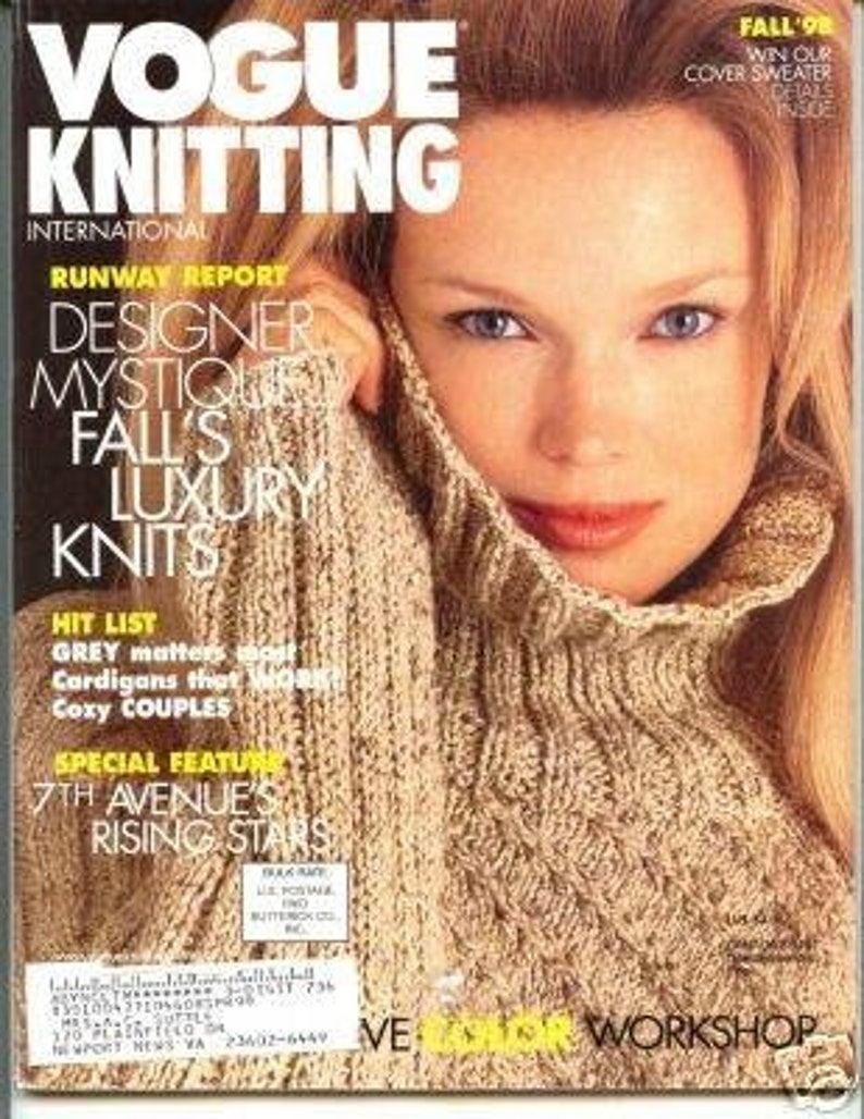 Knitting Magazine Vogue Collection, digitale Strickmuster, Designs und Techniken Bild 7
