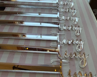 Personalized Acrylic Popsicle Stick | Cakesicle Stick | Ice cream sticks | Personalized Name Sticks