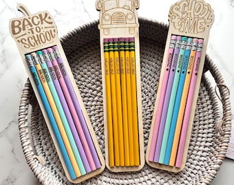 Personalized Name Pencil | Back To School | Pack of 6 | Pastel Pencil | Ticonderoga Pencil | Gifts School