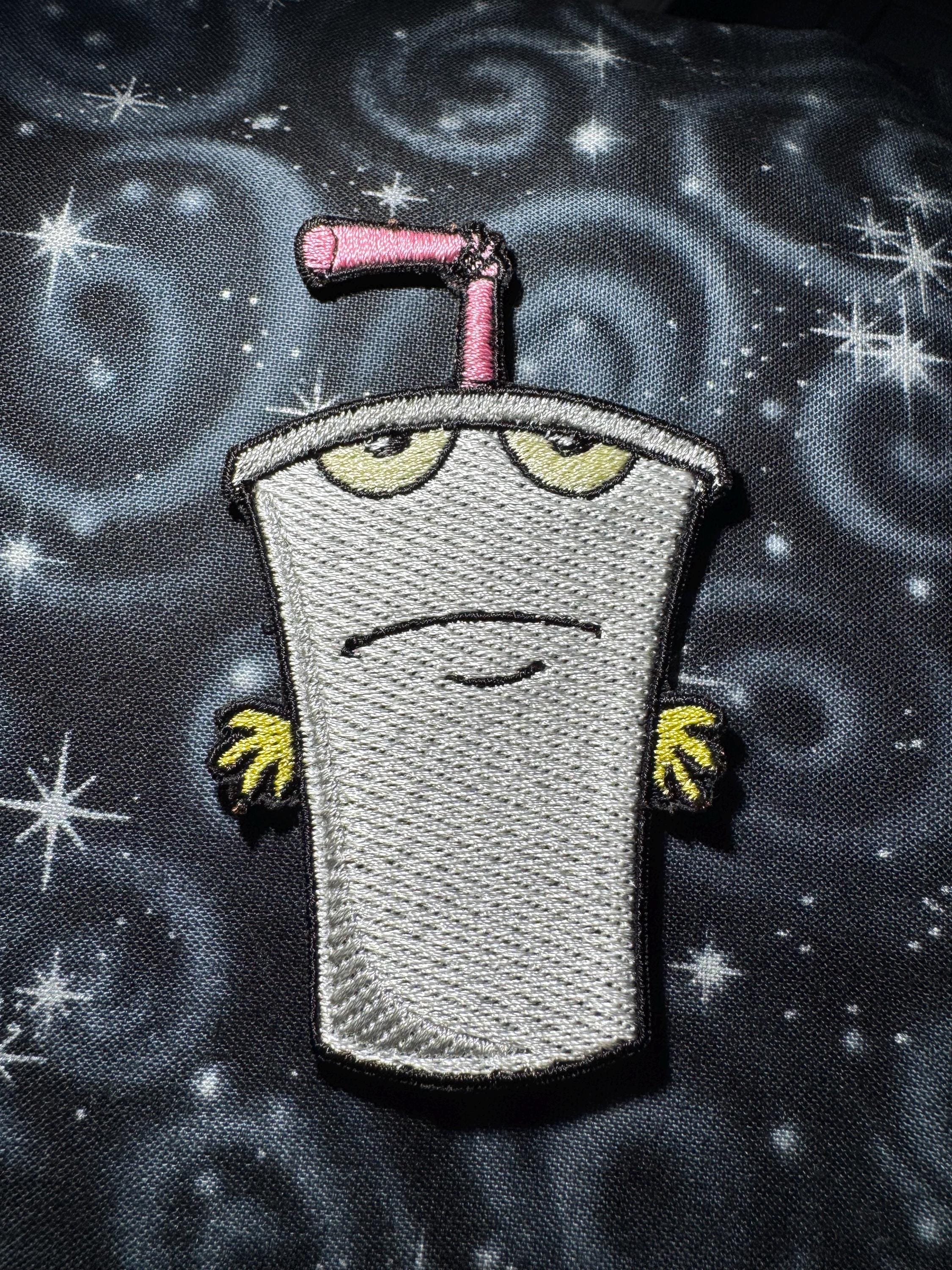 Master Shake Aqua Teen Hunger Force 3.5x2 Inch (iron on Back by Defualt ...