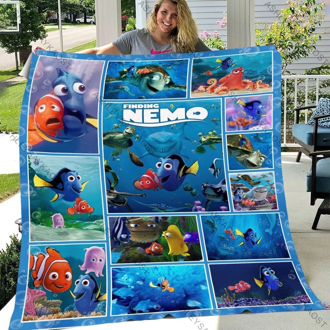 Finding Nemo Fleece Blanket Finding Nemo Blanket Finding Etsy