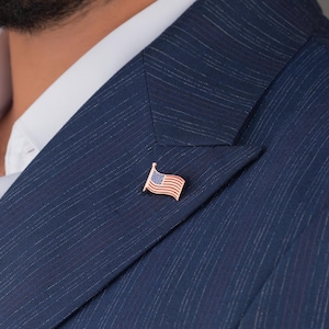 925K Sterling Silver Country Flag Men Lapel Pin, Personalized Name Gifts, Handmade Jewelry, Custom Lapel Pin, Wedding Gifts for Him