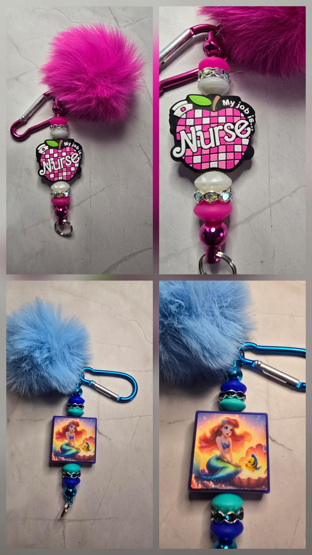 Fuzzy Bag Charm/key Chain - Etsy