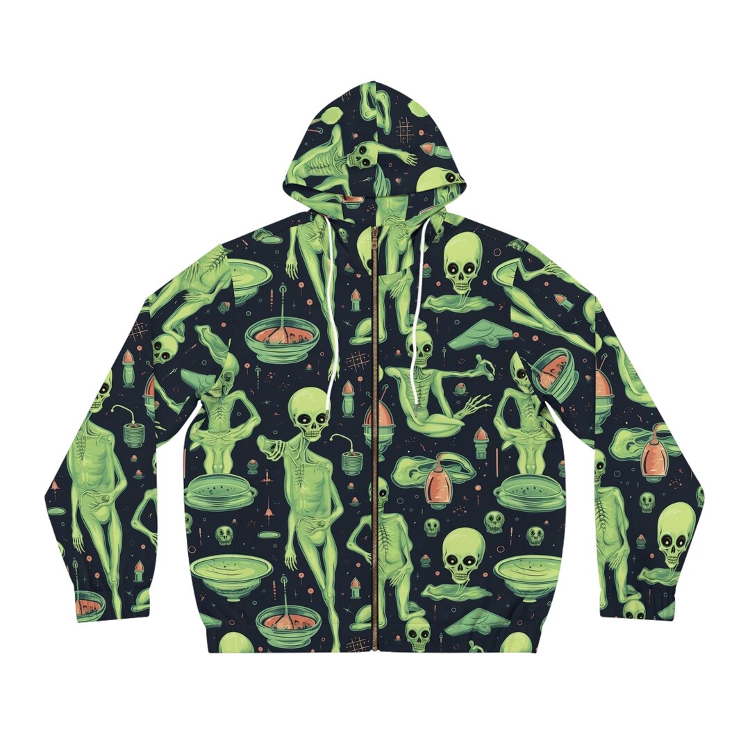 Self-dissecting Alien Creep Hoodie,, Aliens, Ufo, Space Alien, Alien ...