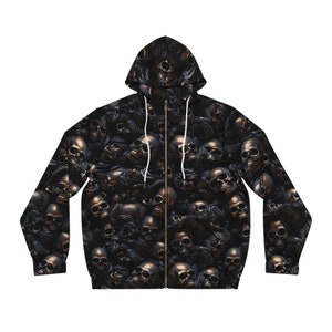 Metal Skull Hoodie festival, psychedelic, wearable art, art, visionary art, psychedelic art, trippy, burning man