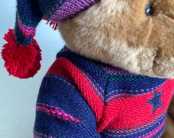 Harrods Christmas Teddy Bear 2004 Thomas With Original Tag