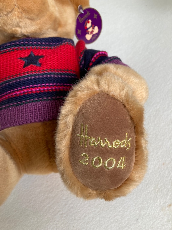 Harrods Christmas Teddy Bear 2004 Thomas With Original Tag