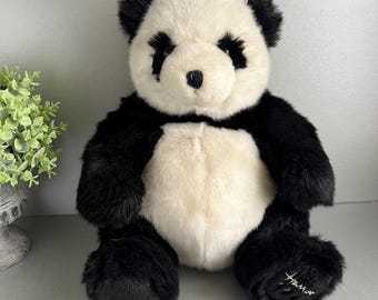 Harrods Christmas Teddy Bear 2004 Thomas With Striped Jumper and