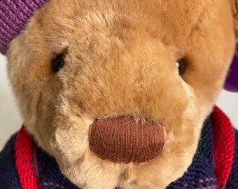 Harrods Christmas Teddy Bear 2004 Thomas With Original Tag