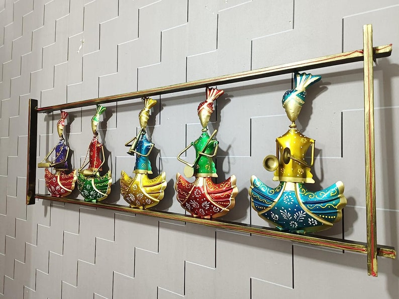 Indian Rajasthani Metal Art Wall Hangingantique Handmade Etsy