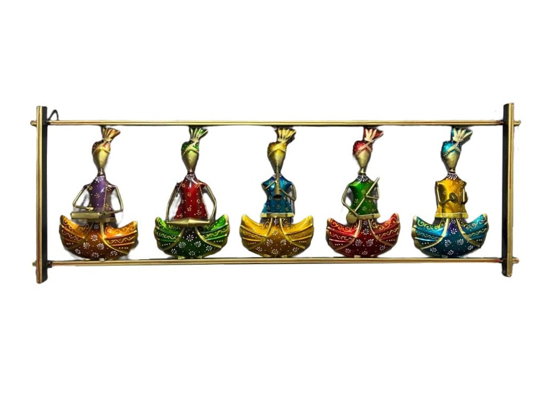 Indian Rajasthani Metal Art Wall Hangingantique Handmade Etsy