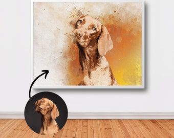 ritratto di animale domestico personalizzato, ritratto di cane, ritratto di animale domestico, ritratto dipinto, ritratto personalizzato, pittura a olio personalizzata, pittura di cane personalizzata,