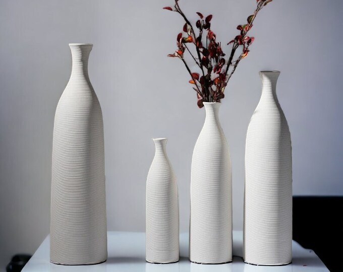 White Modern Home Decor Perfect Wedding & Home Gift Versatile in Any