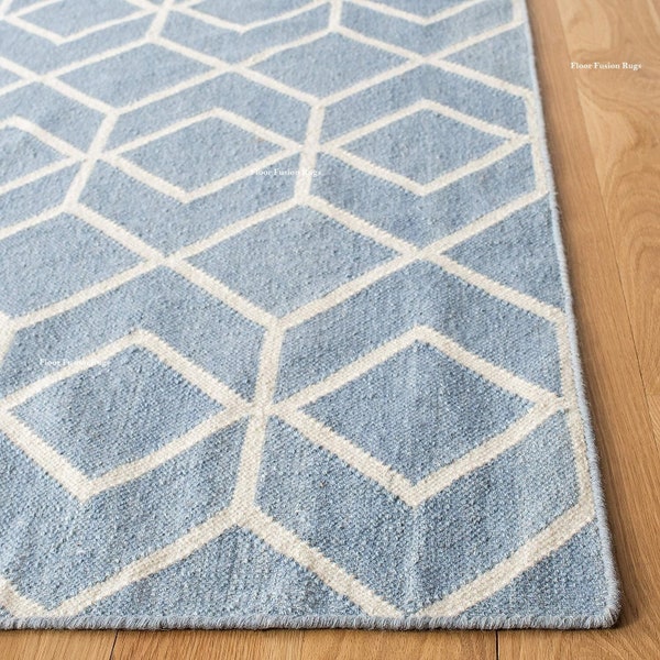 Large Dhurrie Rug Etsy