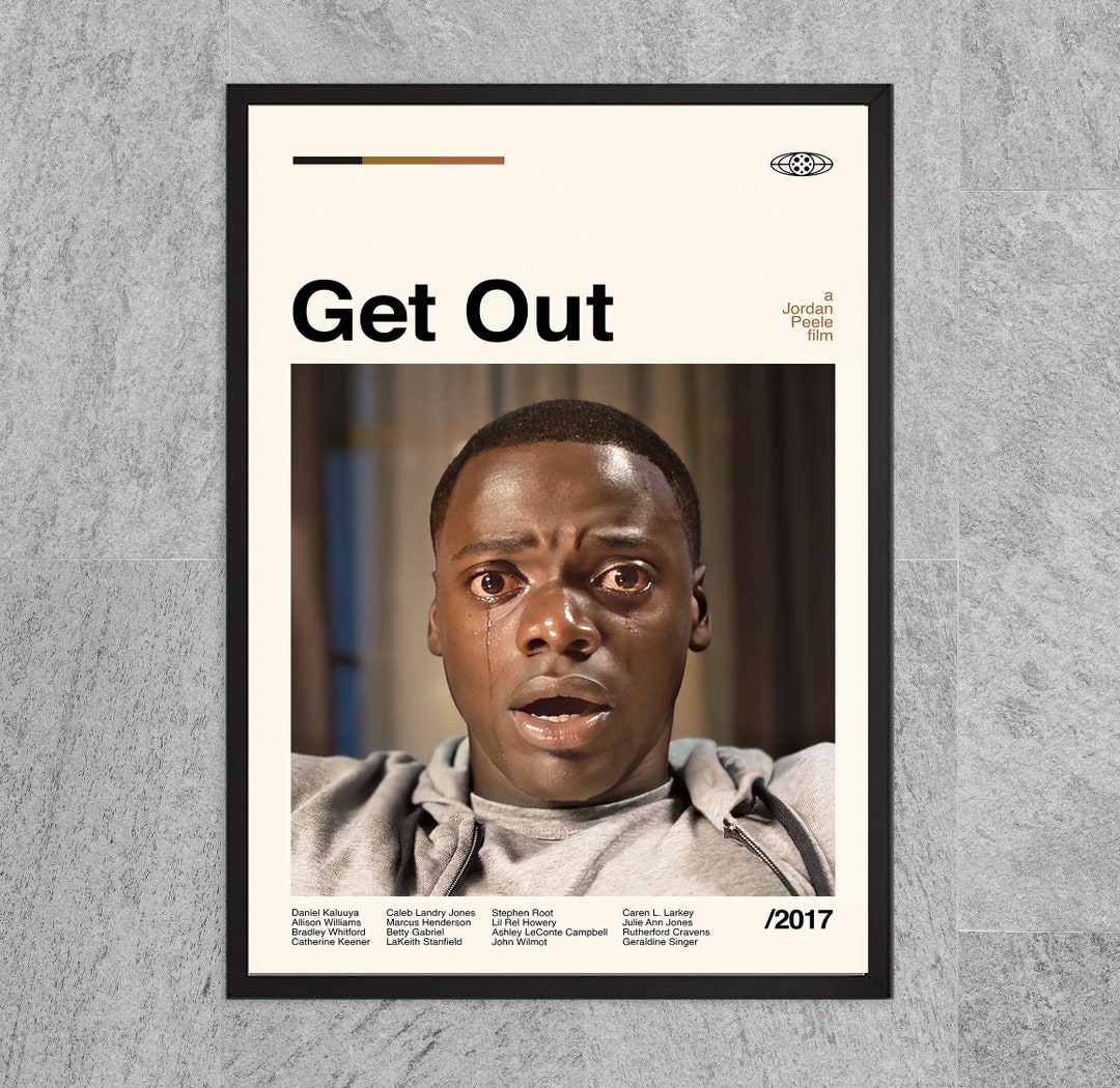 Get Out Poster Get Out Print Movie Poster Minimalist Movie Etsy