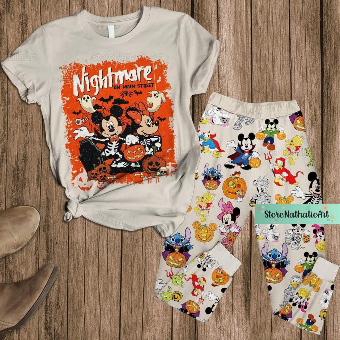 Christmas Mickey Mouse Pajamas Mickey Mouse Shirt Magic Etsy