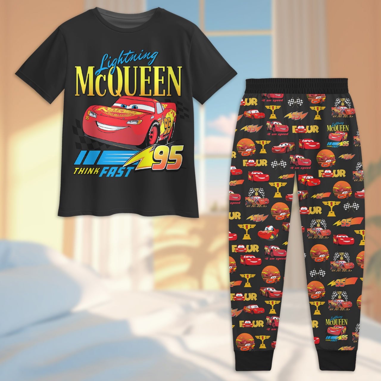 Rayo mcqueen coches vestuario ropa pixar, rayo mcqueen y amigos