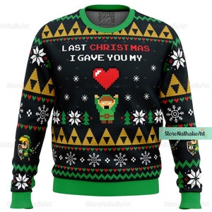 Zelda ugly christmas sweater sale