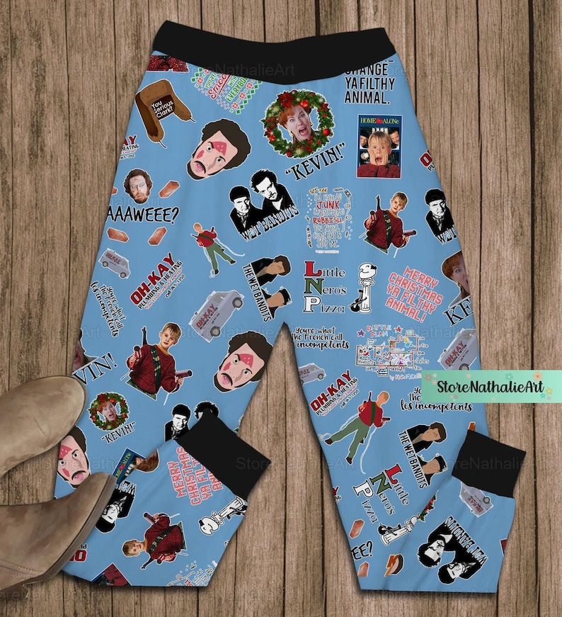 Kevin Mccallister Pajamas, Home Alone Shirt, Home Alone Pajamas Pants