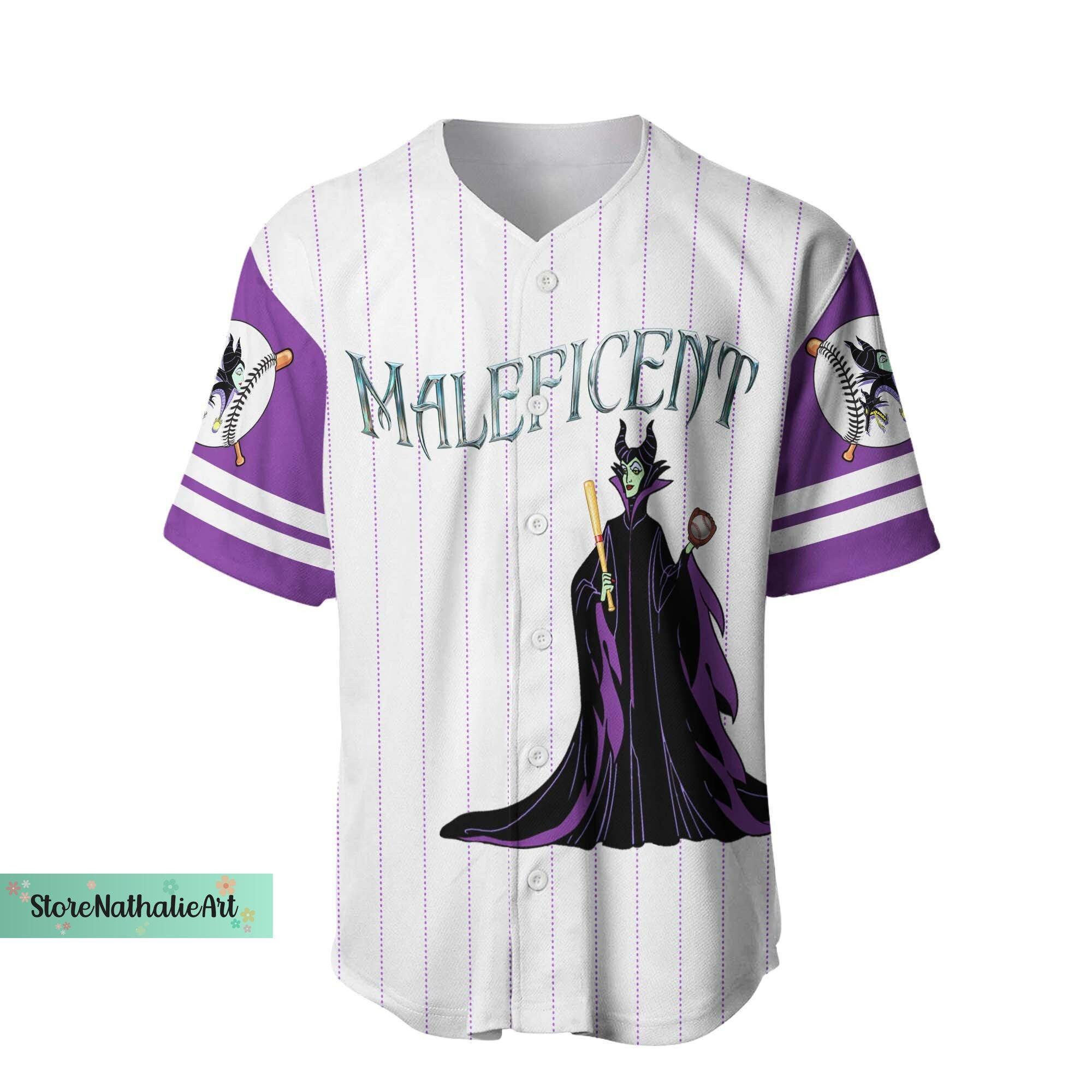 Maleficent Jersey Shirt, Maleficent Baseball Jersey, Evil Queen Jersey Shirt