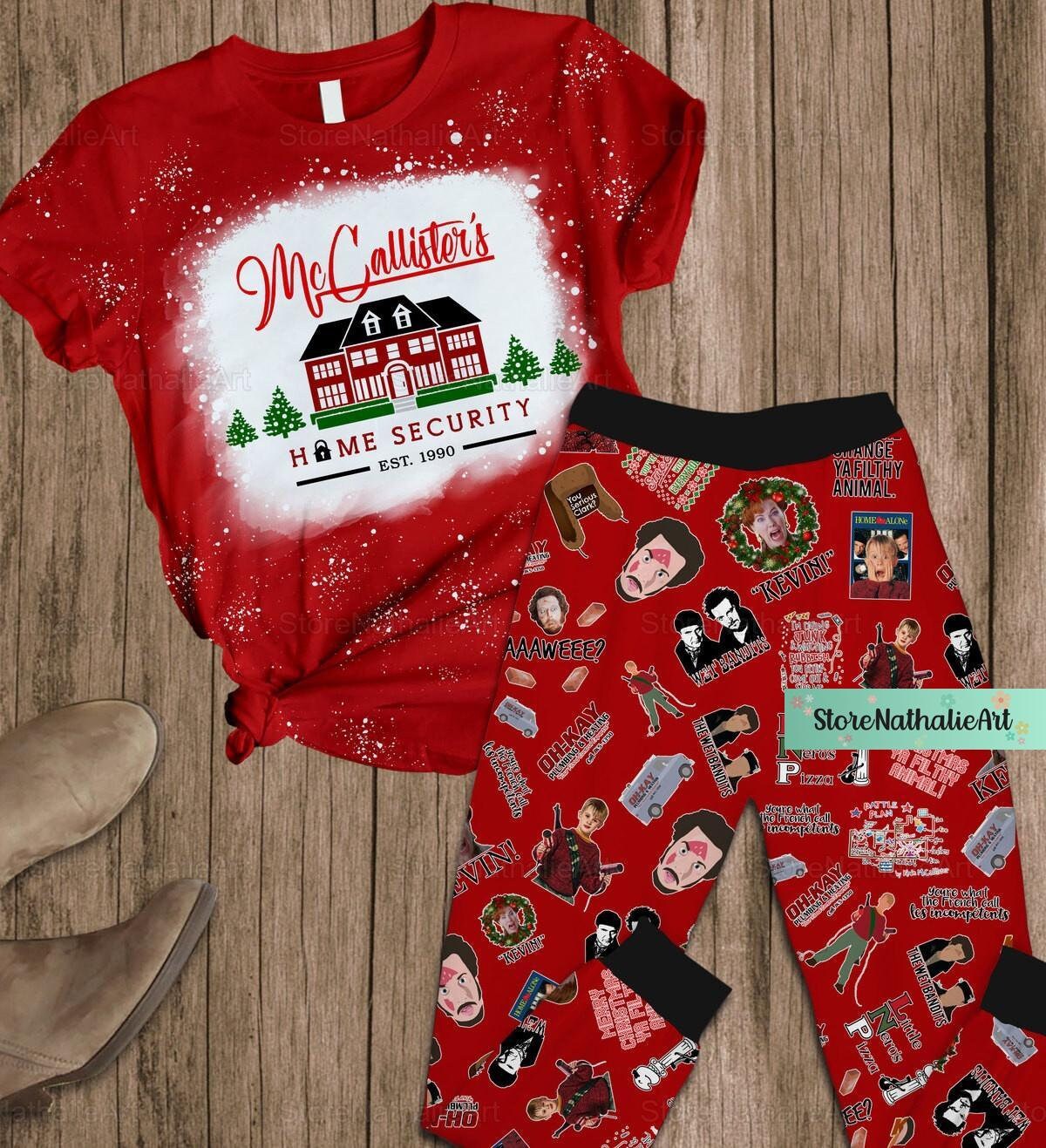 Christmas Kevin Mccallister Pajamas, Home Alone Shirt, Home Alone