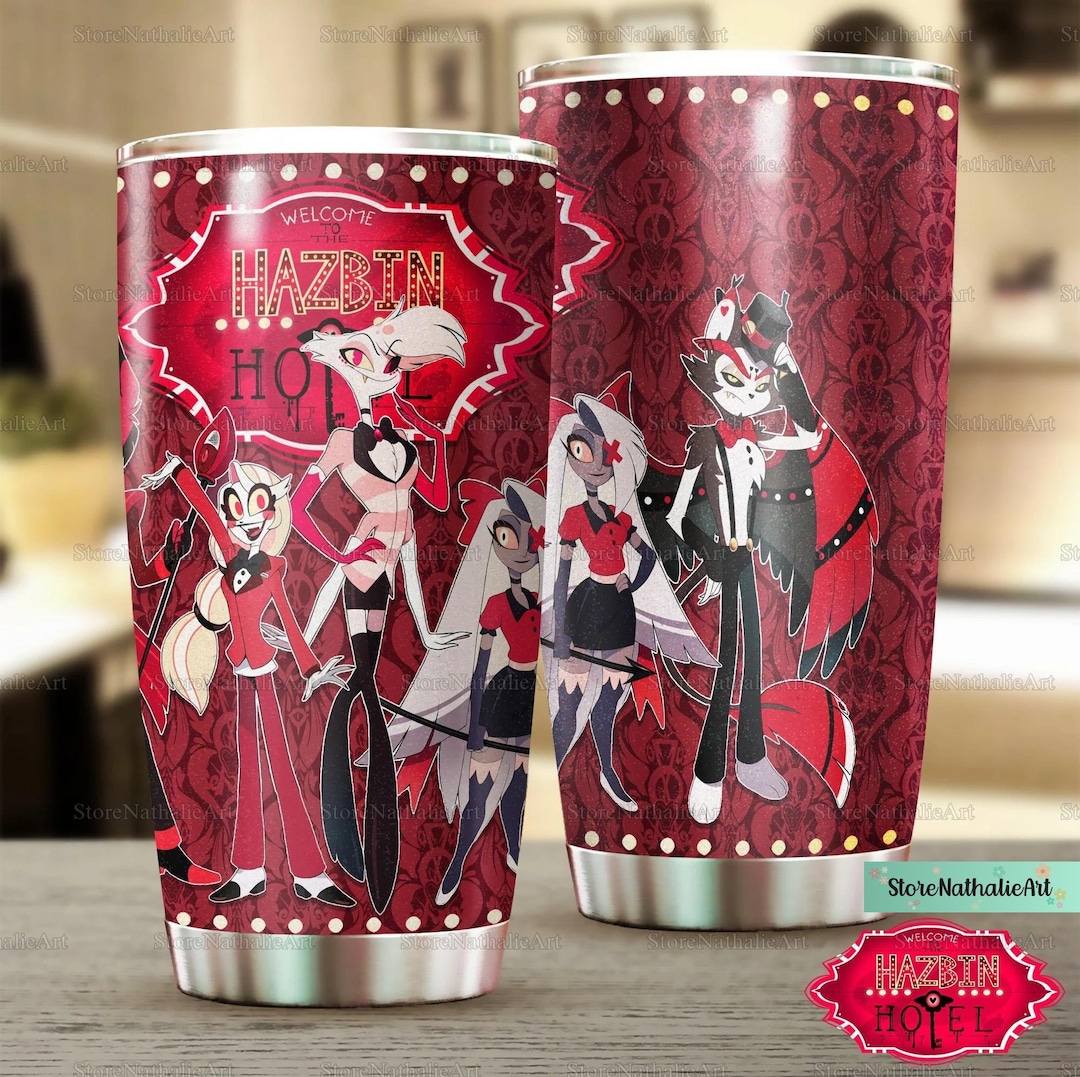 Hazbin Hotel Tumbler 20 Oz, Alastor Coffee Tumbler, Alastor Hazbin