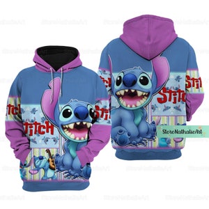 Cute Stitch 3D Hoodie US Size Gift For Stitch Lovers Mother Day Gift Best  Price