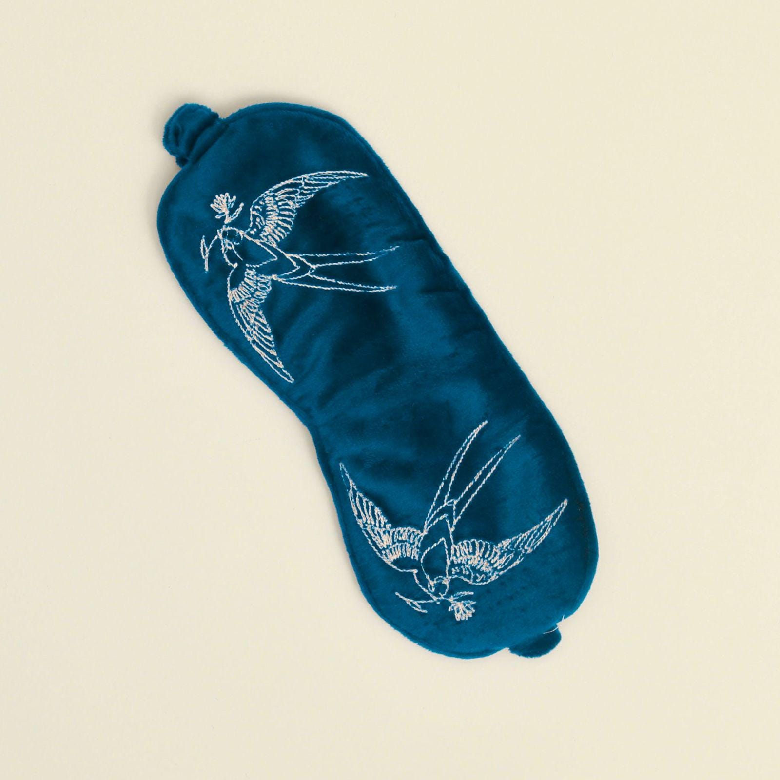 Personalized Bird Eye Mask: Elegant Embroidered Sleep Accessory - Etsy