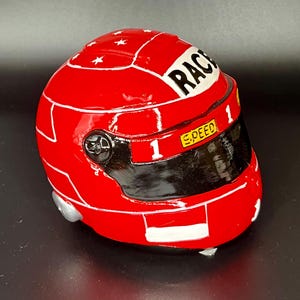 Spaarpot voor motorhelm
