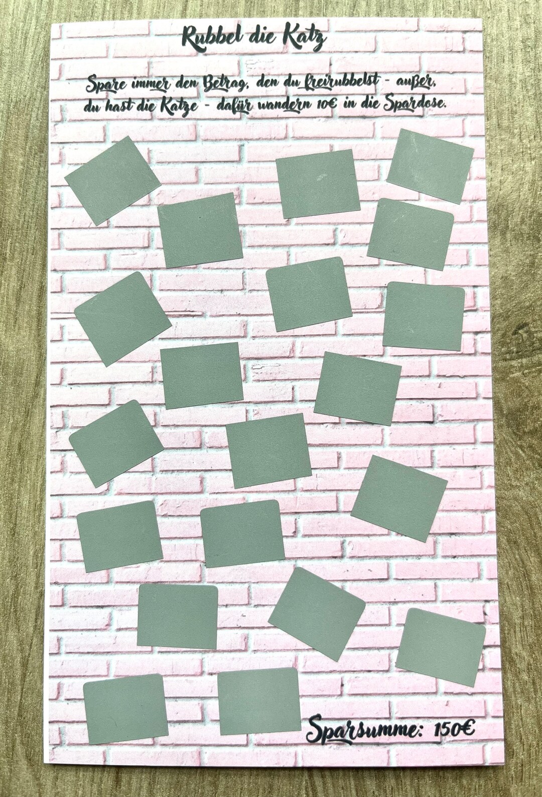 Scratch Savings Challenge, Savings Challenge, Change Challenge, Budget ...