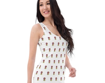 Swingers Pineapple Dress Sublimation Cut &Sew Robe pour femmes Nouveauté Swingers Cadeau pour son design personnalisé Upside down Pineapple Design